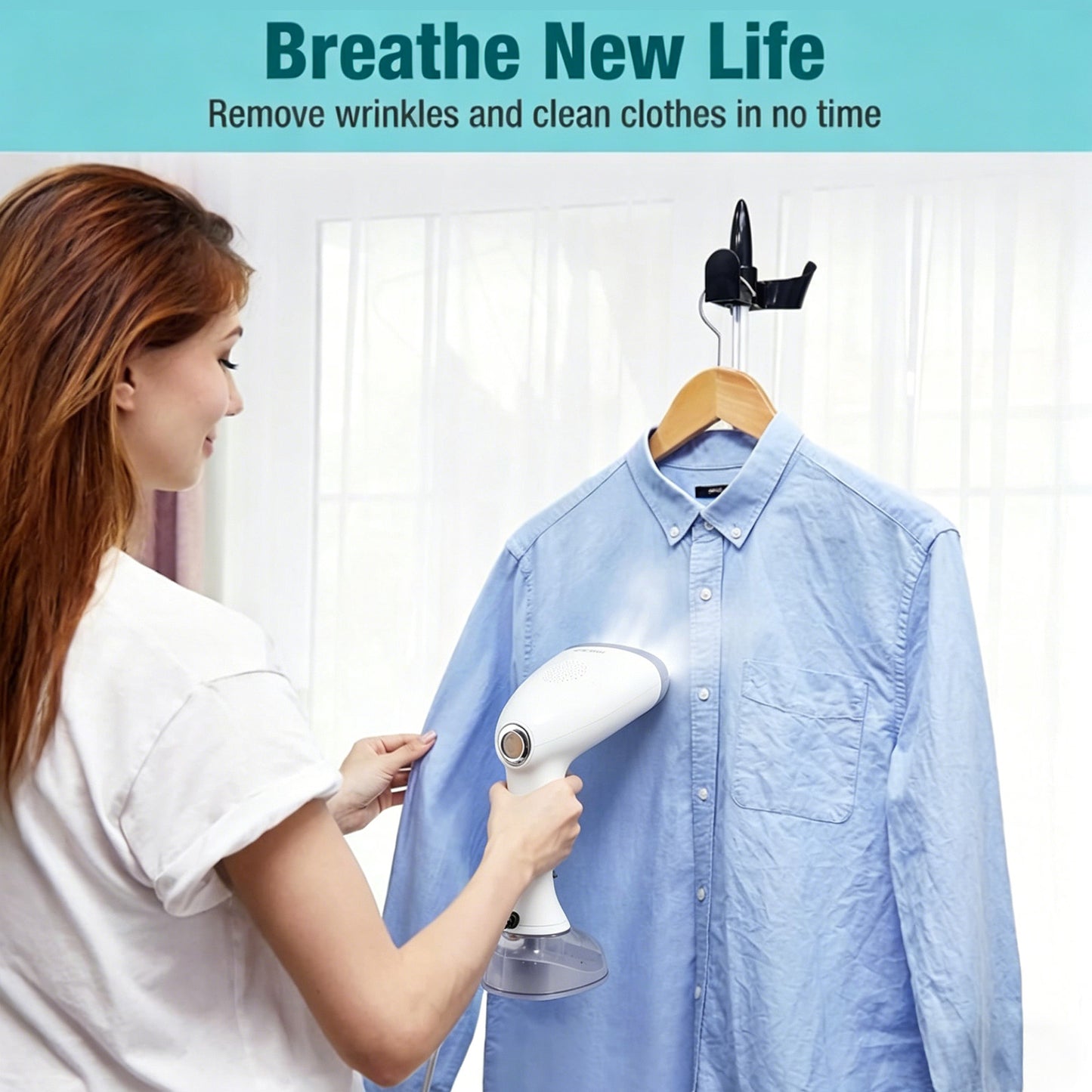 Ghanal Handheld Clothes Steamer – Fast Heat & Powerful Steam